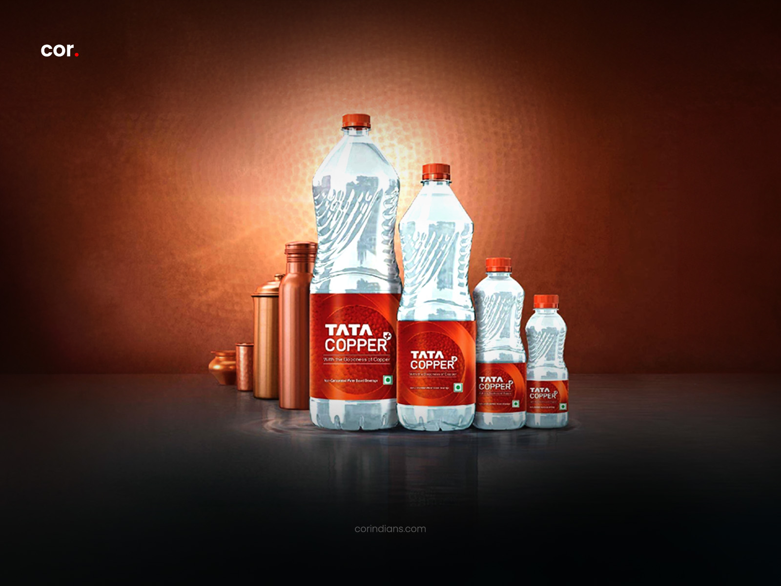 Image of Tata copper plus water bottles