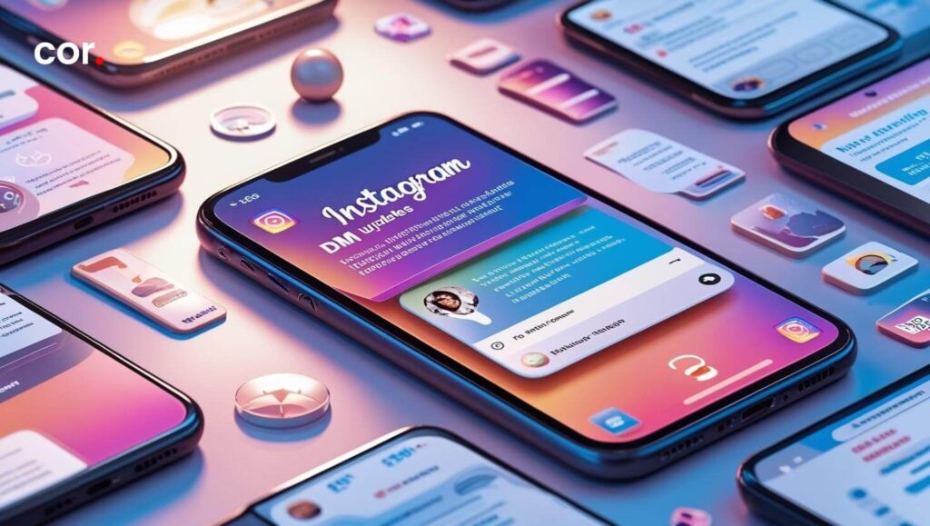 Instagram DMs, representing 2025's marketing features and direct message updates.